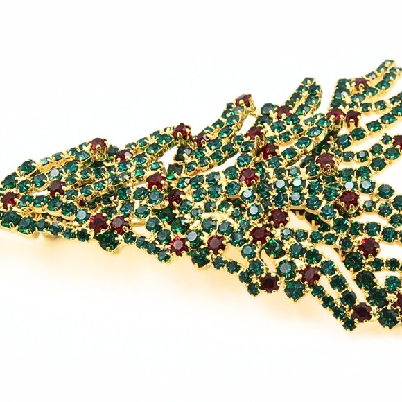 Kirks Folly Silent Night Limited Edition 020/500 Christmas Tree Green Red Brooch - Picture 6 of 12